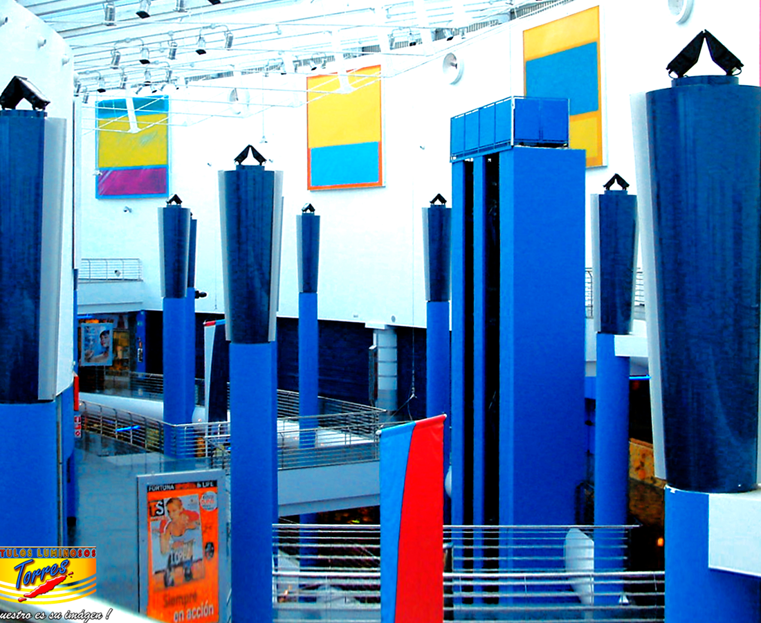 mobiliario urbano luminosos torres las palmas